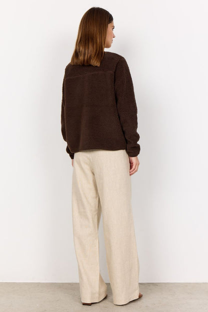 Ada Teddy Jacket | Brown | French Laundry Jacket