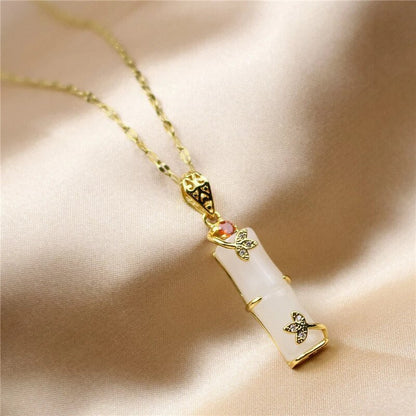 Minimalist Jade Pendant - A Symbol of Healing and Abundance