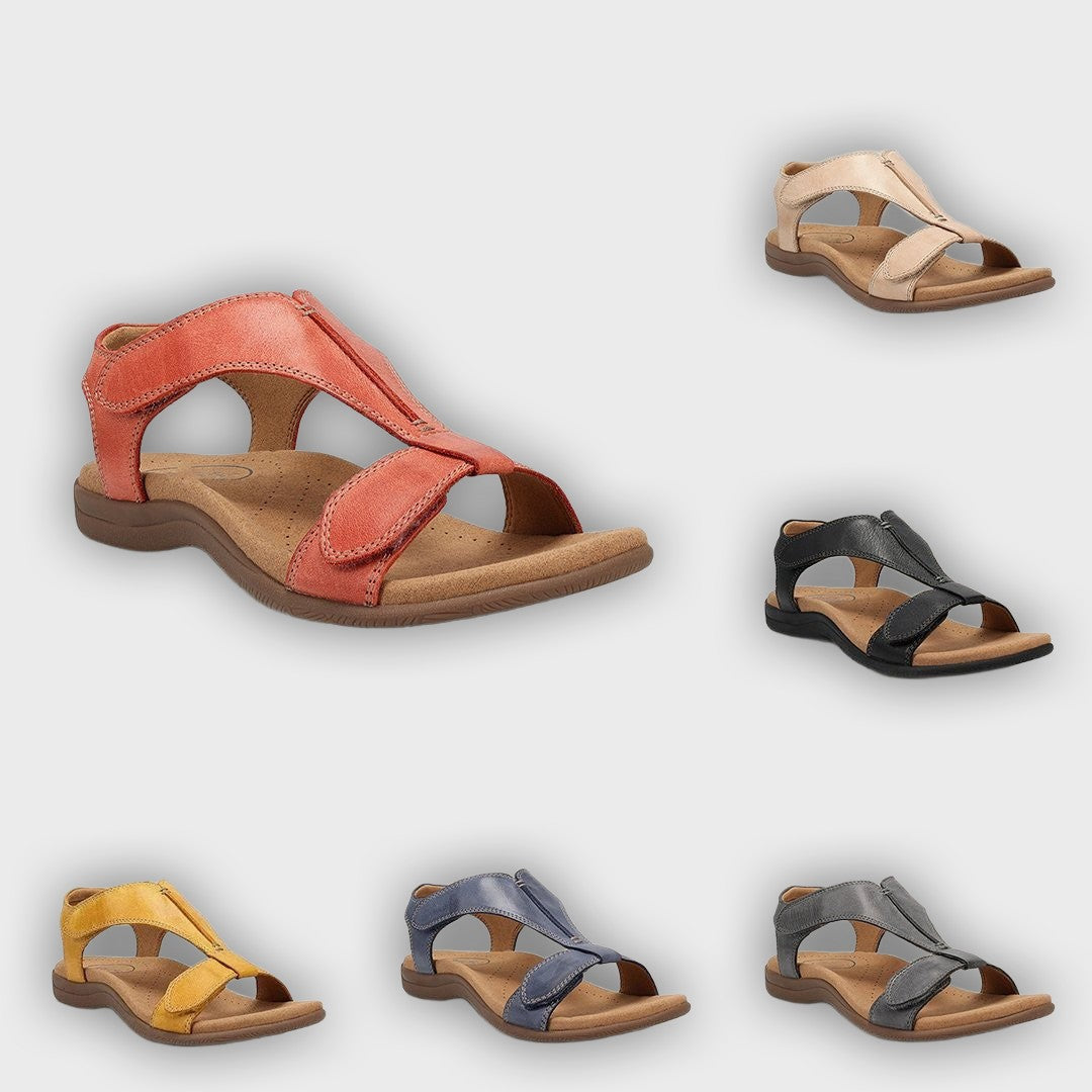 Orthopedic Leather Sandals by Mathilda for Comfort and Style