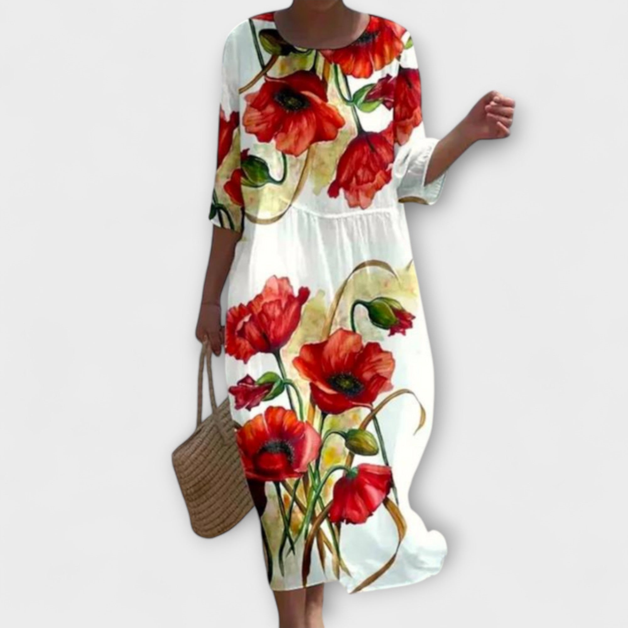 Elegant Floral Maxi Dress Miranda - Refresh Your Wardrobe