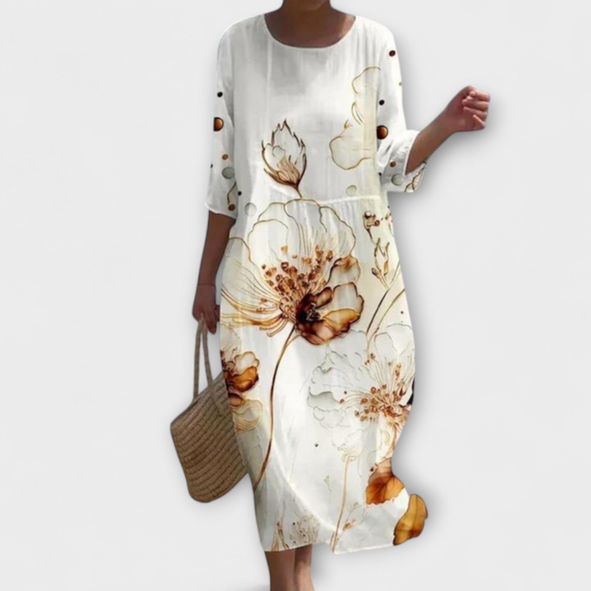 Elegant Floral Maxi Dress Miranda - Refresh Your Wardrobe