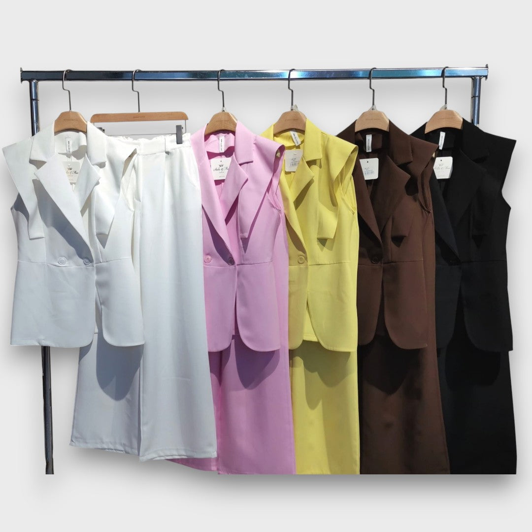 Olanda – Set with Oversized Blazer and Wide Pants