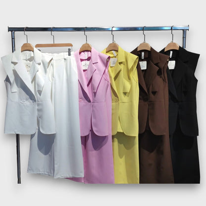 Olanda – Set with Oversized Blazer and Wide Pants