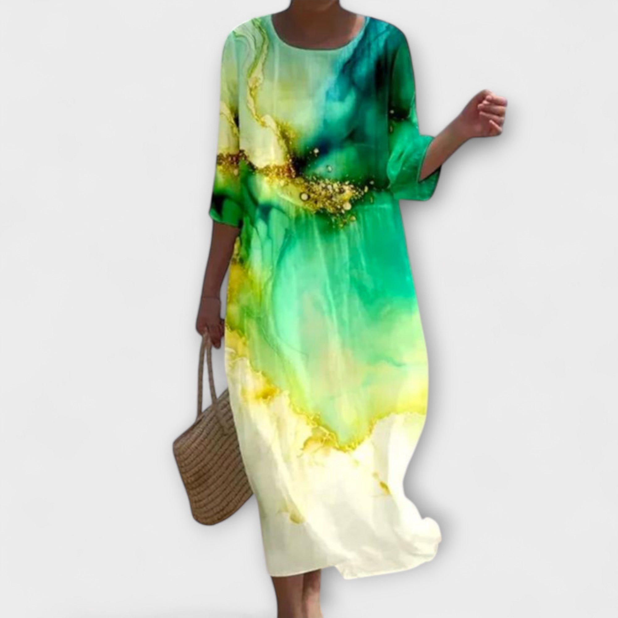 Elegant Floral Maxi Dress Miranda - Refresh Your Wardrobe