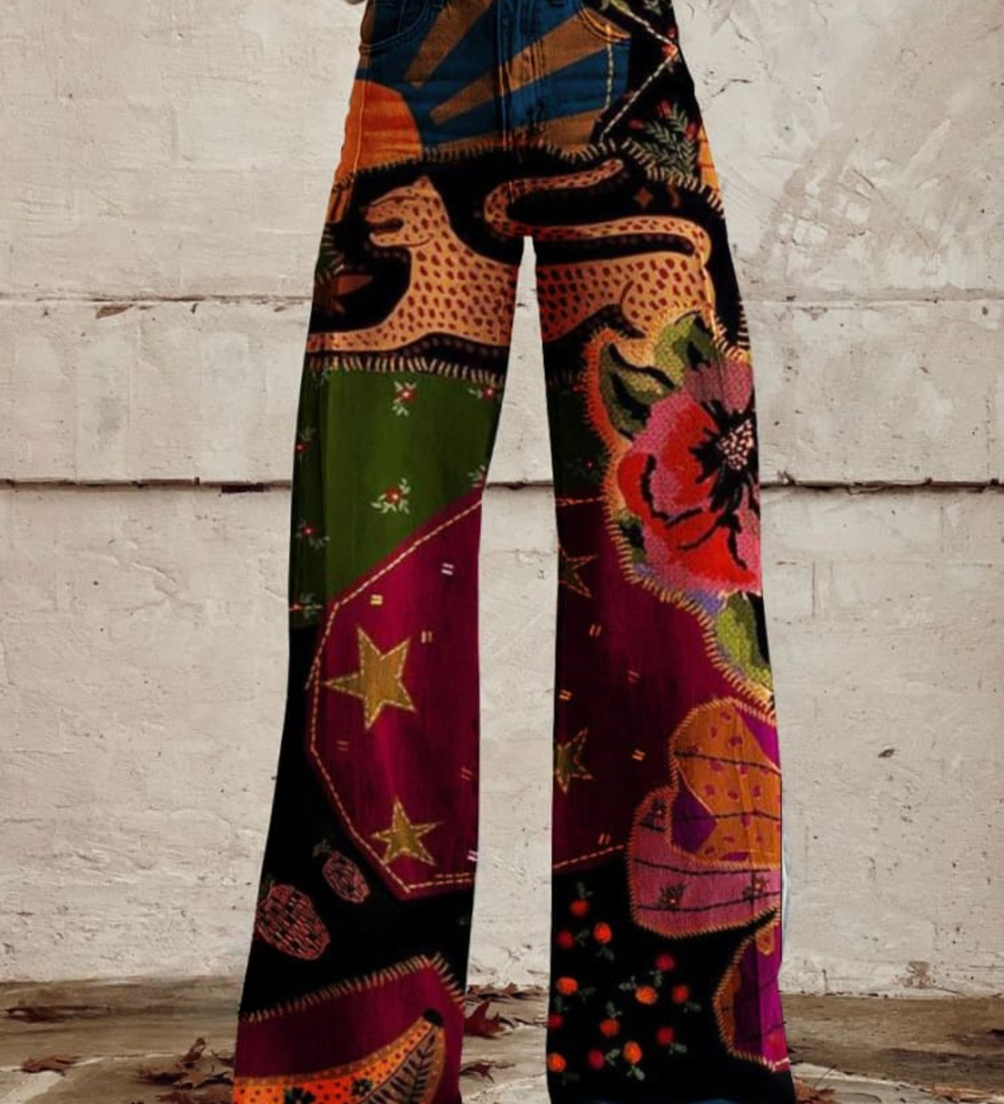 LÉNA | Elegant and Comfortable Vintage Boho Trousers