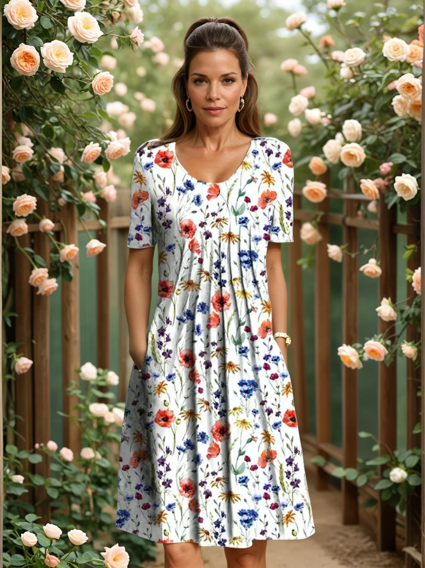 Elegant Dresses with Belly Coverage