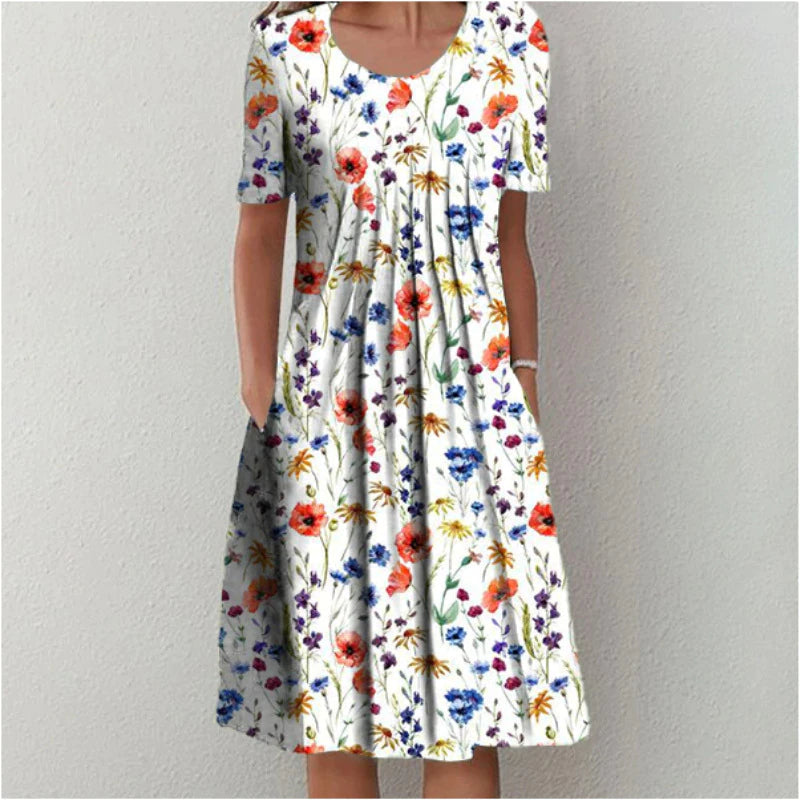 Amalia – Elegant Belly Dress with Layers