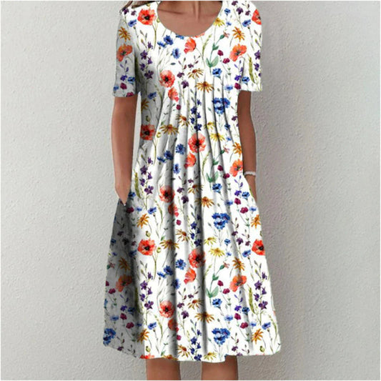 Amalia – Elegant Belly Dress with Layers