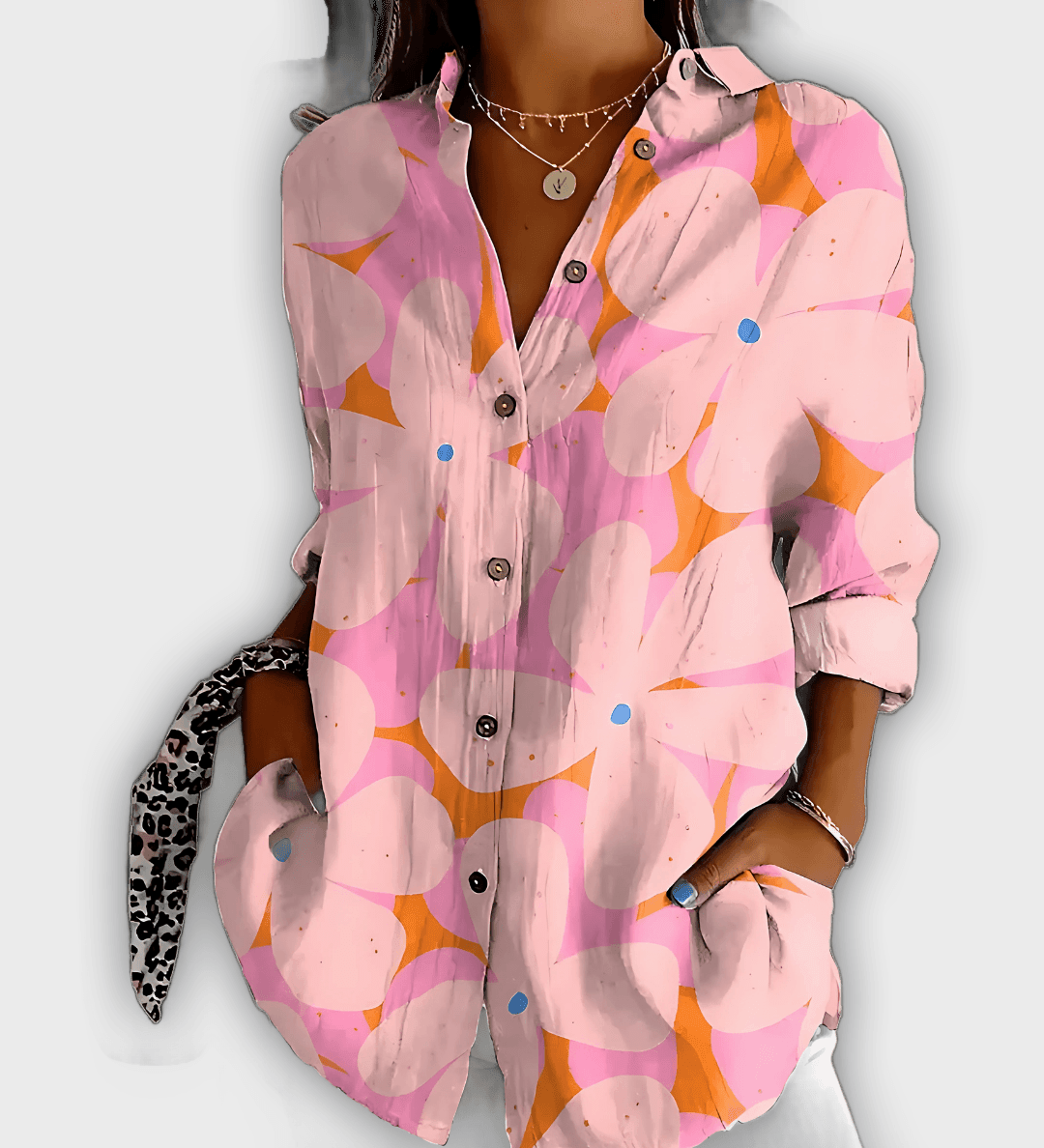 Elegant Floral Shirt Ivy - Comfort and Everyday Style