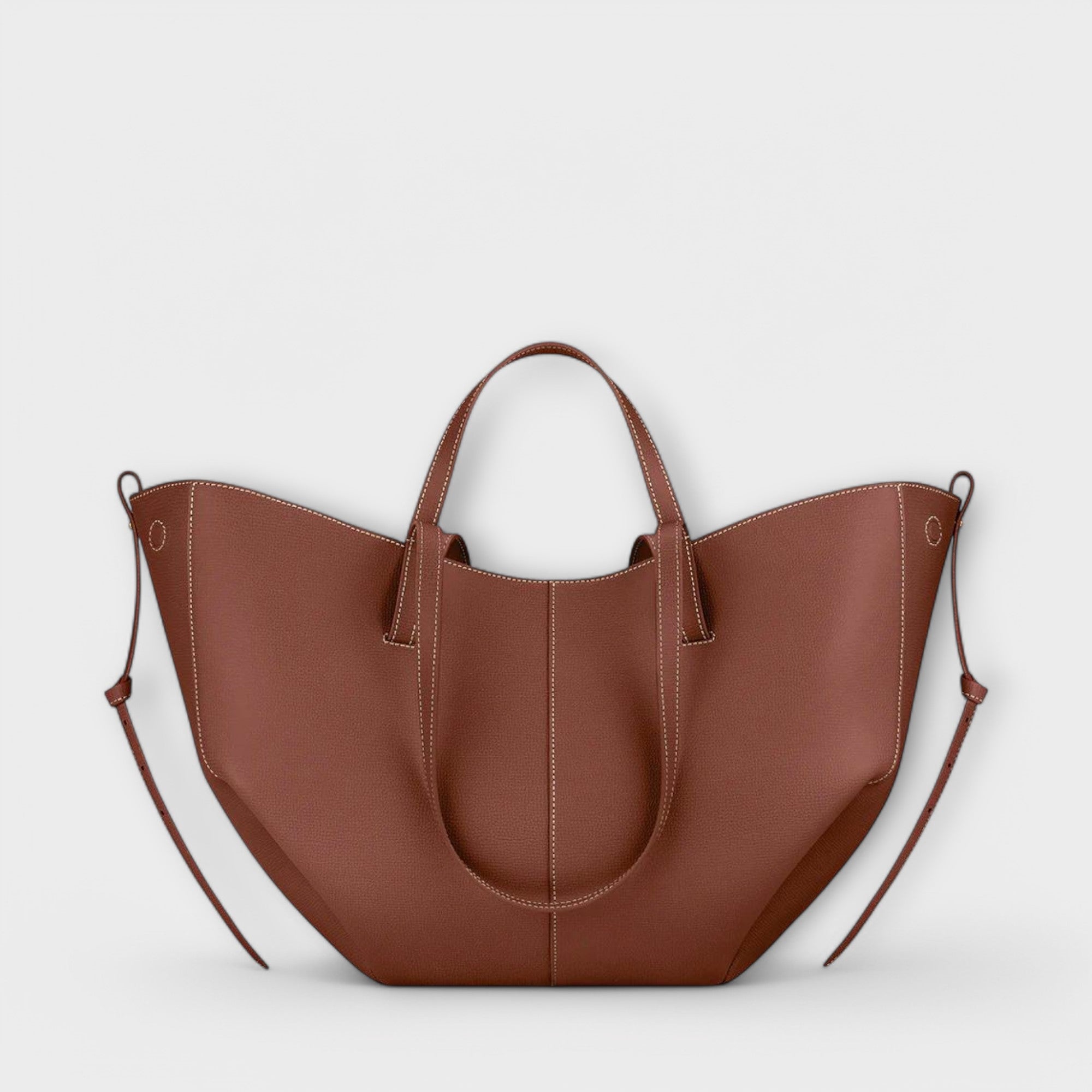 Stylish Italian Leather Handbag - Aura Bag