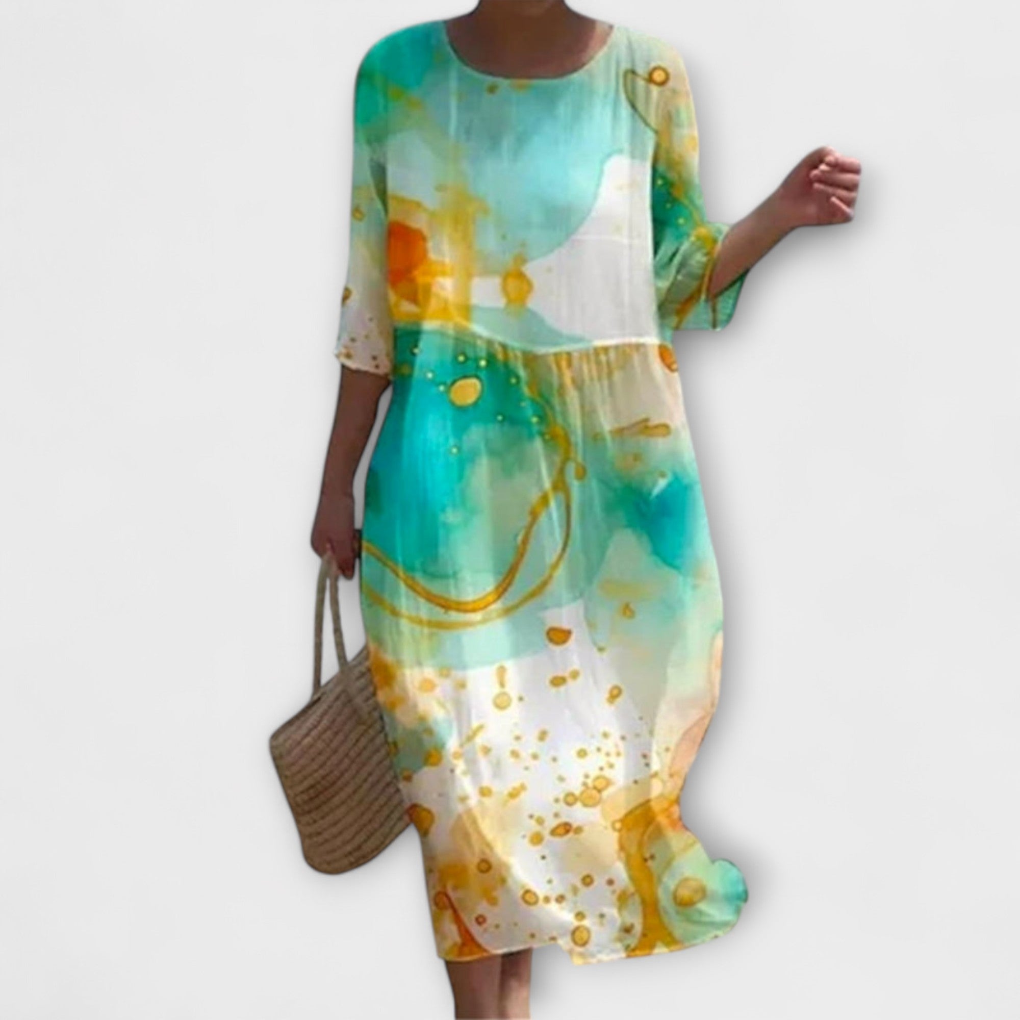 Elegant Floral Maxi Dress Miranda - Refresh Your Wardrobe