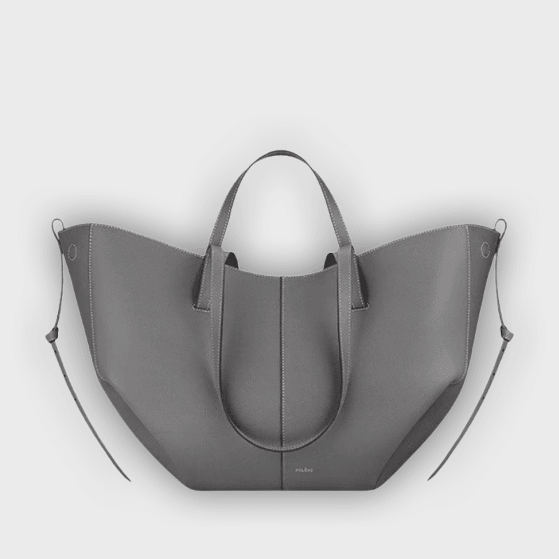 Stylish Carry Bag with Side Pleats
