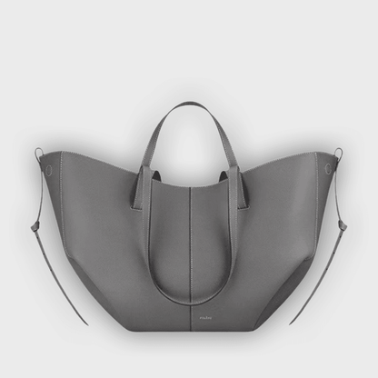 Stylish Carry Bag with Side Pleats