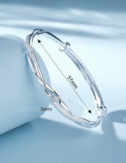 Modern and Elegant Silver Bracelet