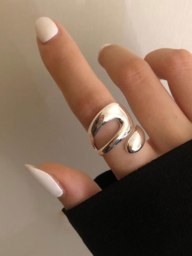 Adjustable Designer Ring Made of Stainless Steel
