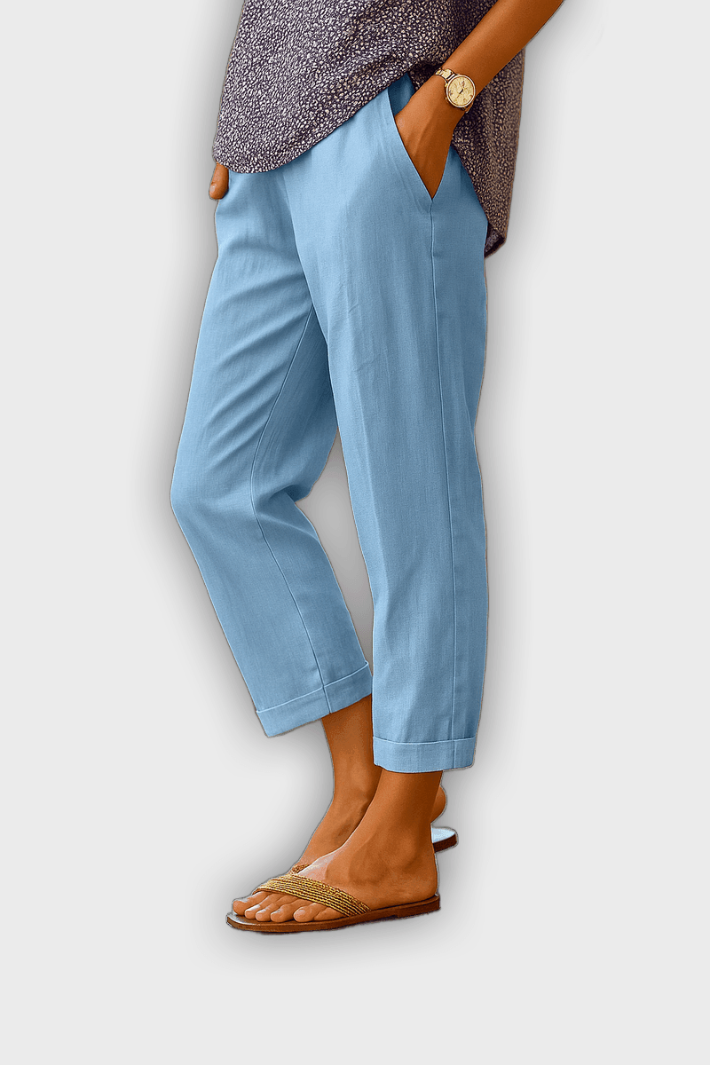 BRIGIDA Summer Pants Made of Linen and Cotton
