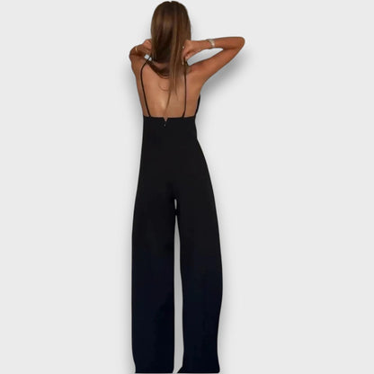 Worin – Deep V-Neck Jumpsuit