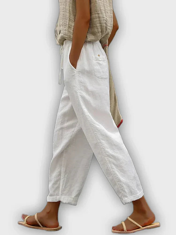 Comfortable Pure Cotton Pants in Elegant Design