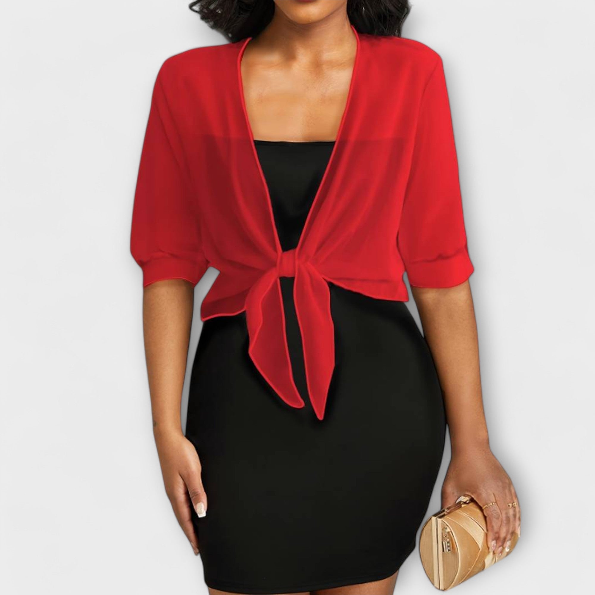 Olivia Open Front Shirt - Comfort and Elegance