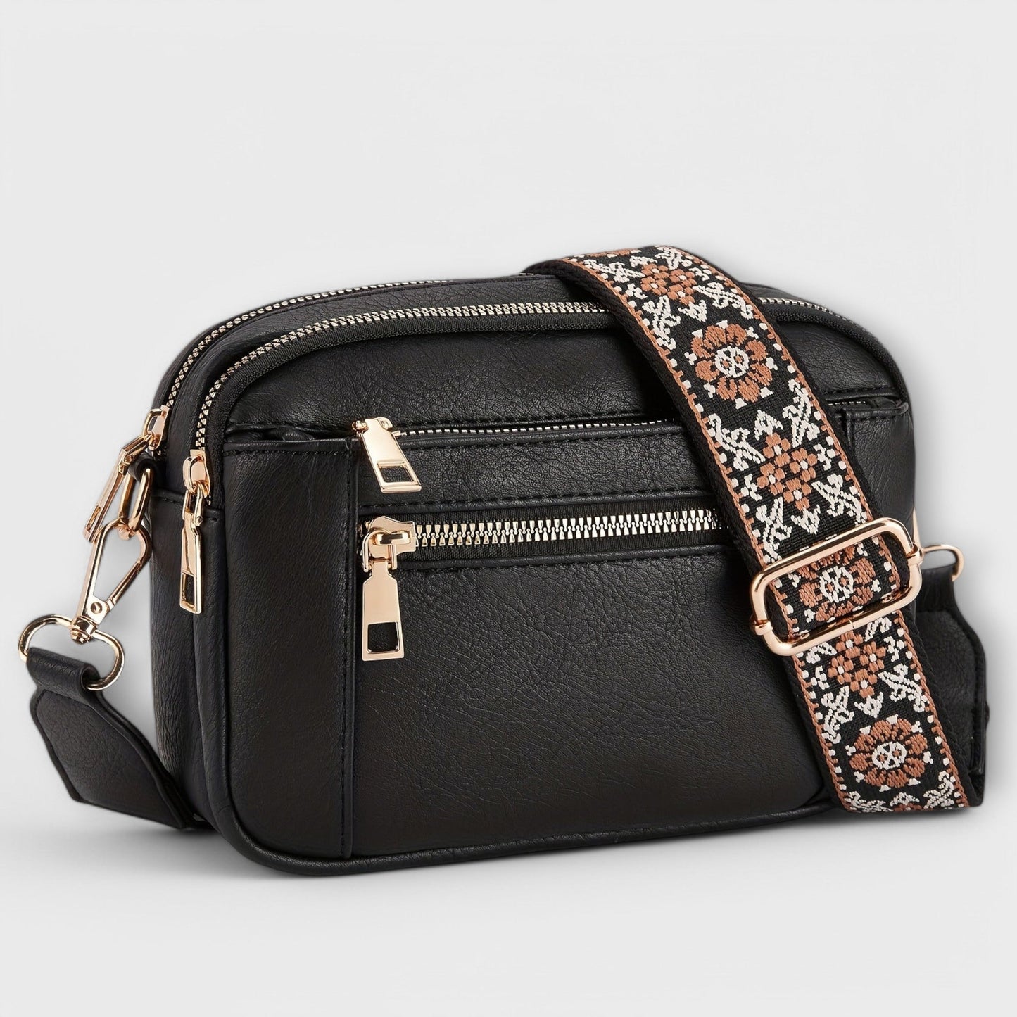 Retro Plant Leather Side Bag for Women - Laura Bag