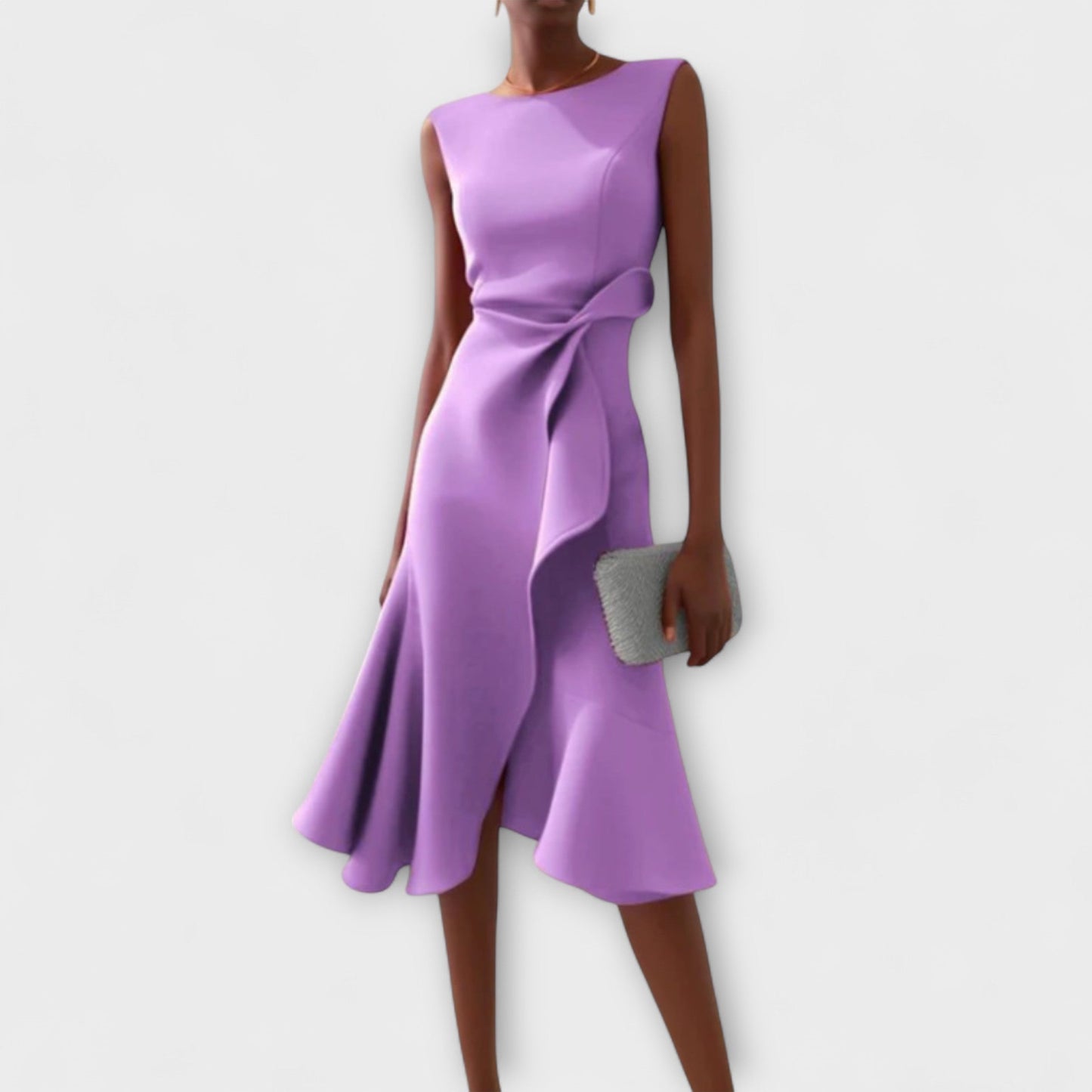 Juliet™ – Asymmetrical Mini Dress with Pleats