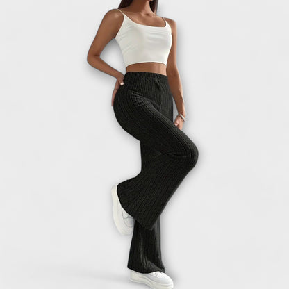 Elegant Women's Pants with Highlighted Cut