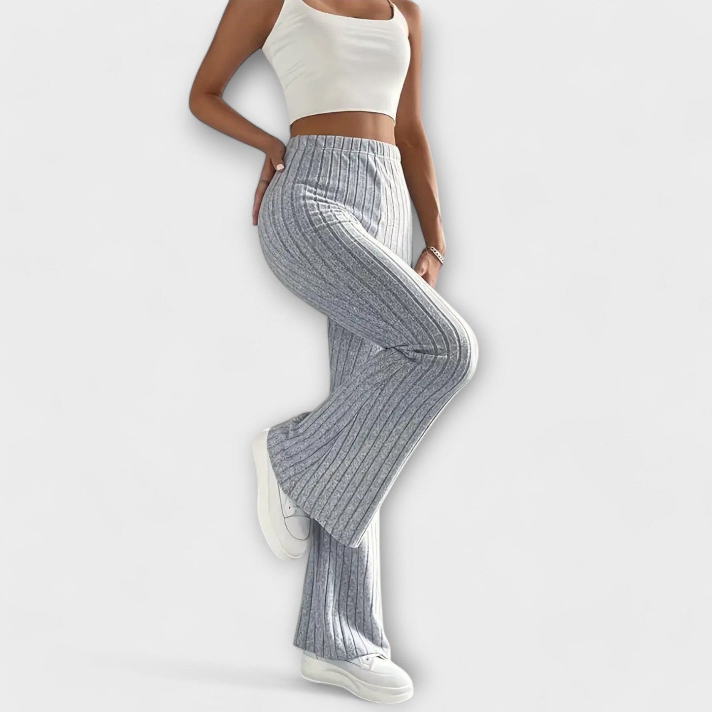 Elegant Women's Pants with Highlighted Cut