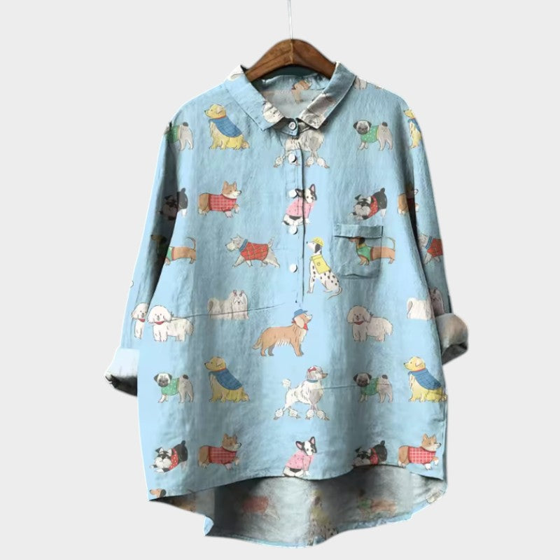 MARIANELLA™ | Oversized Blouse with Print