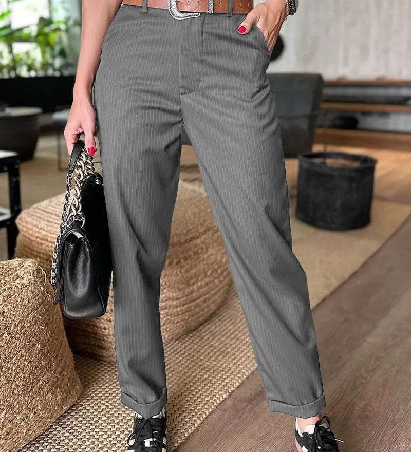 MATHILDA | STRIPED TROUSERS