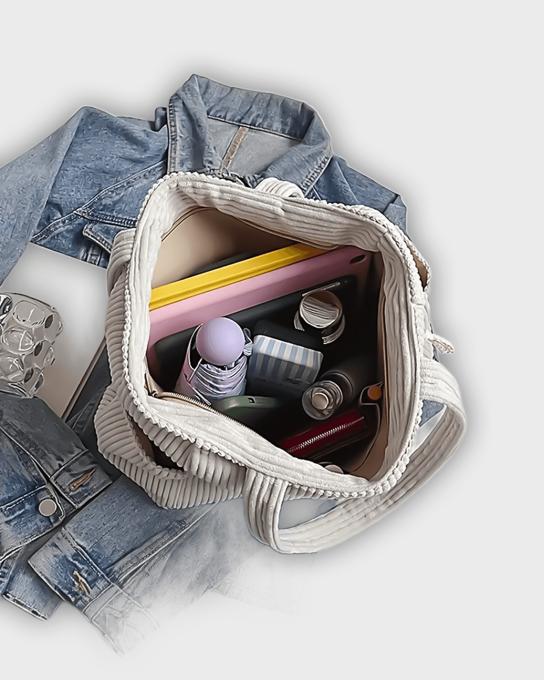 Tilda Carry Bag with Thread Details