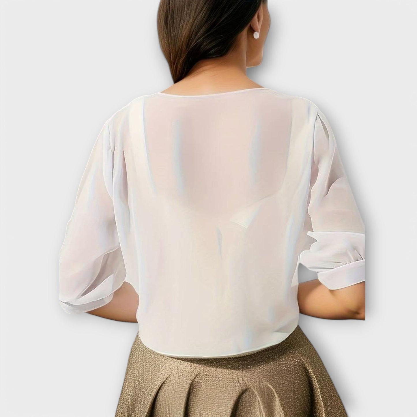 Olivia Open Front Shirt - Comfort and Elegance