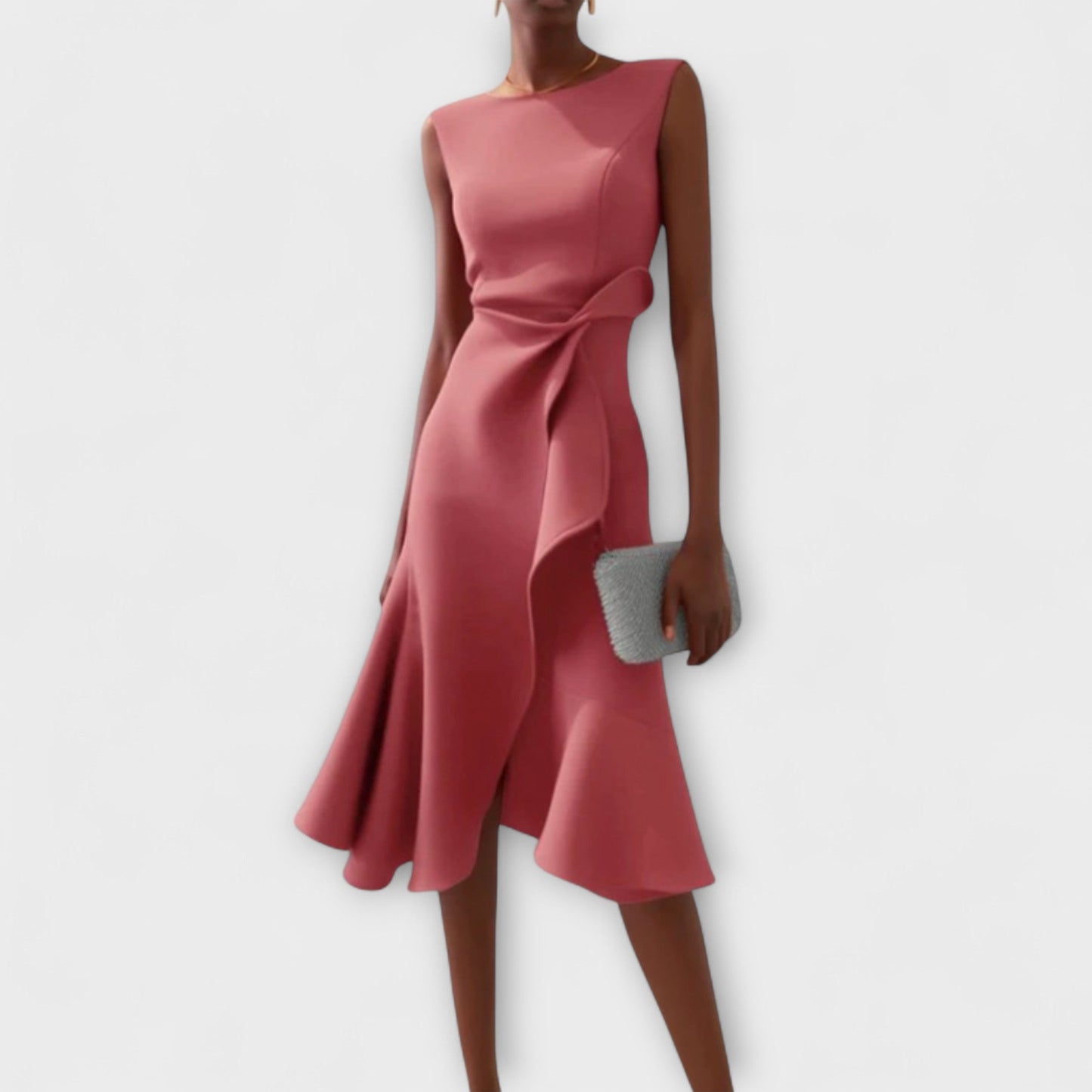 Juliet™ – Asymmetrical Mini Dress with Pleats