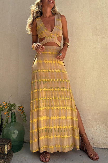 Bianca - Cut-Out Dress with Deep Cut