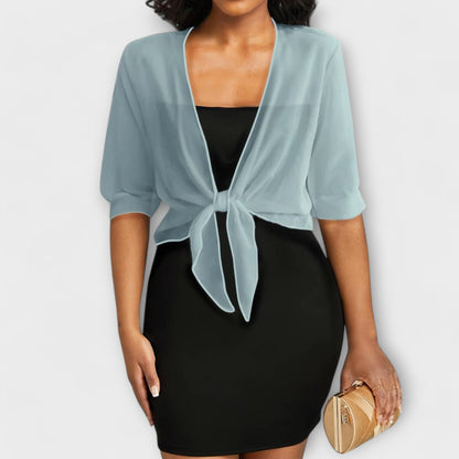 Olivia Open Front Shirt - Comfort and Elegance