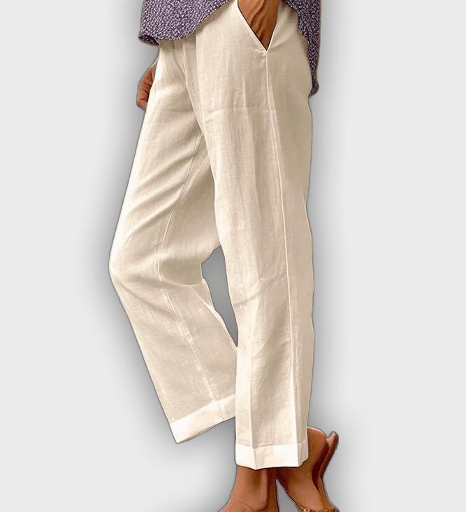 Comfortable Cotton and Linen Pants - Breathable with Relaxed Fit