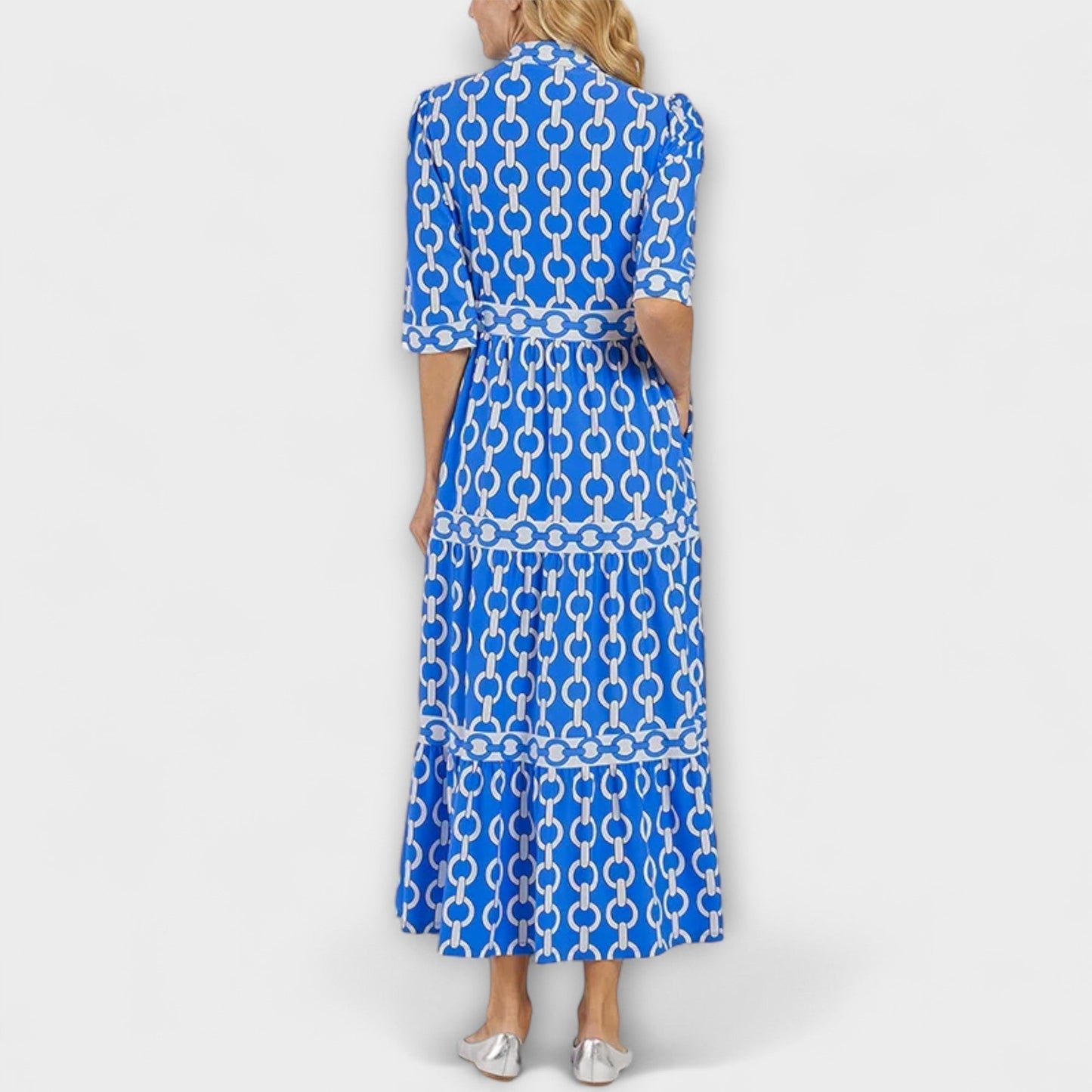 Midi Dresses with Chain Print