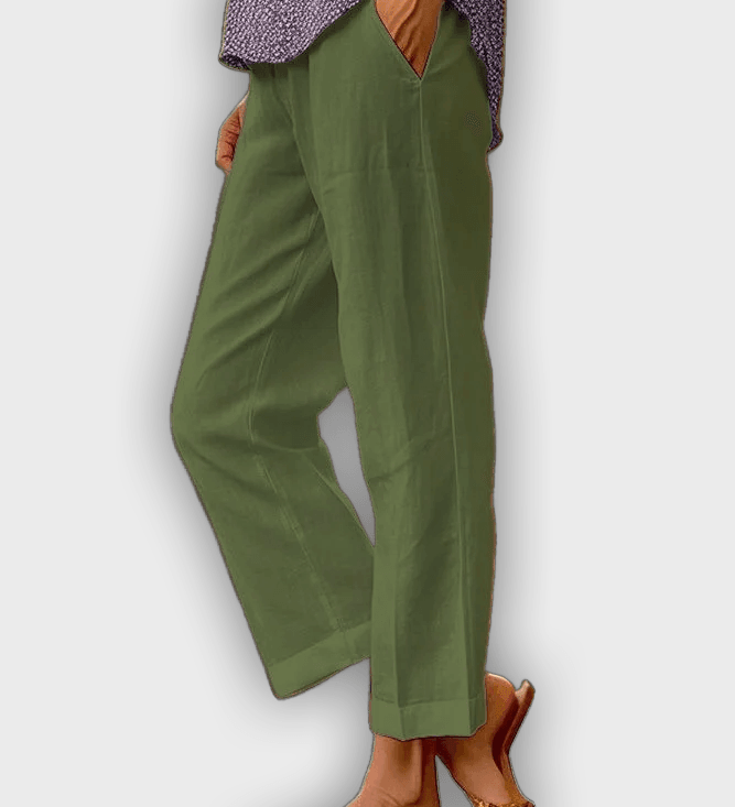 Comfortable Cotton and Linen Pants - Breathable with Relaxed Fit