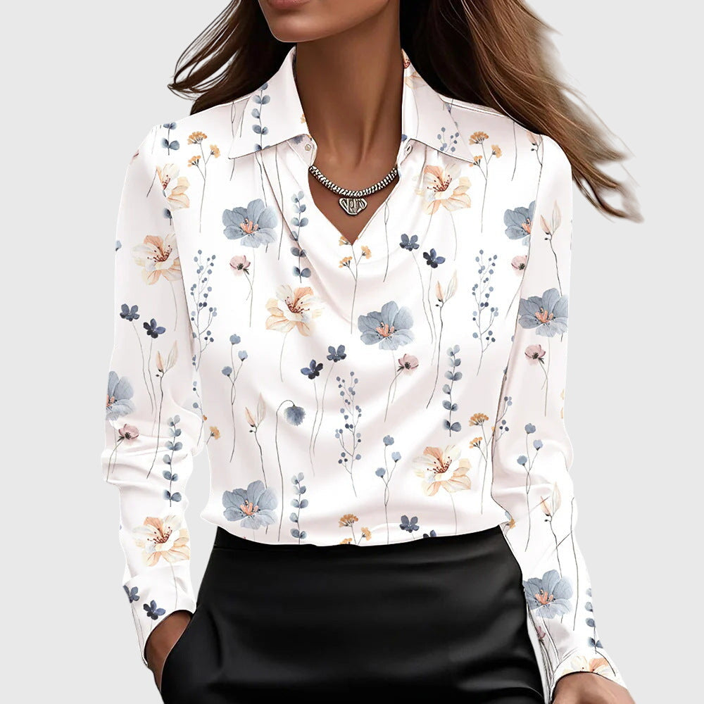 Brooklyn – Elegant Shirt Made of Shiny Satin Fabric