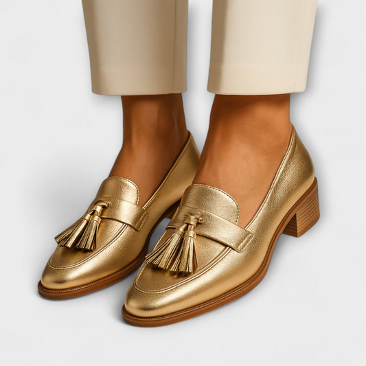 Celestial Mules with Elegant Pom Poms