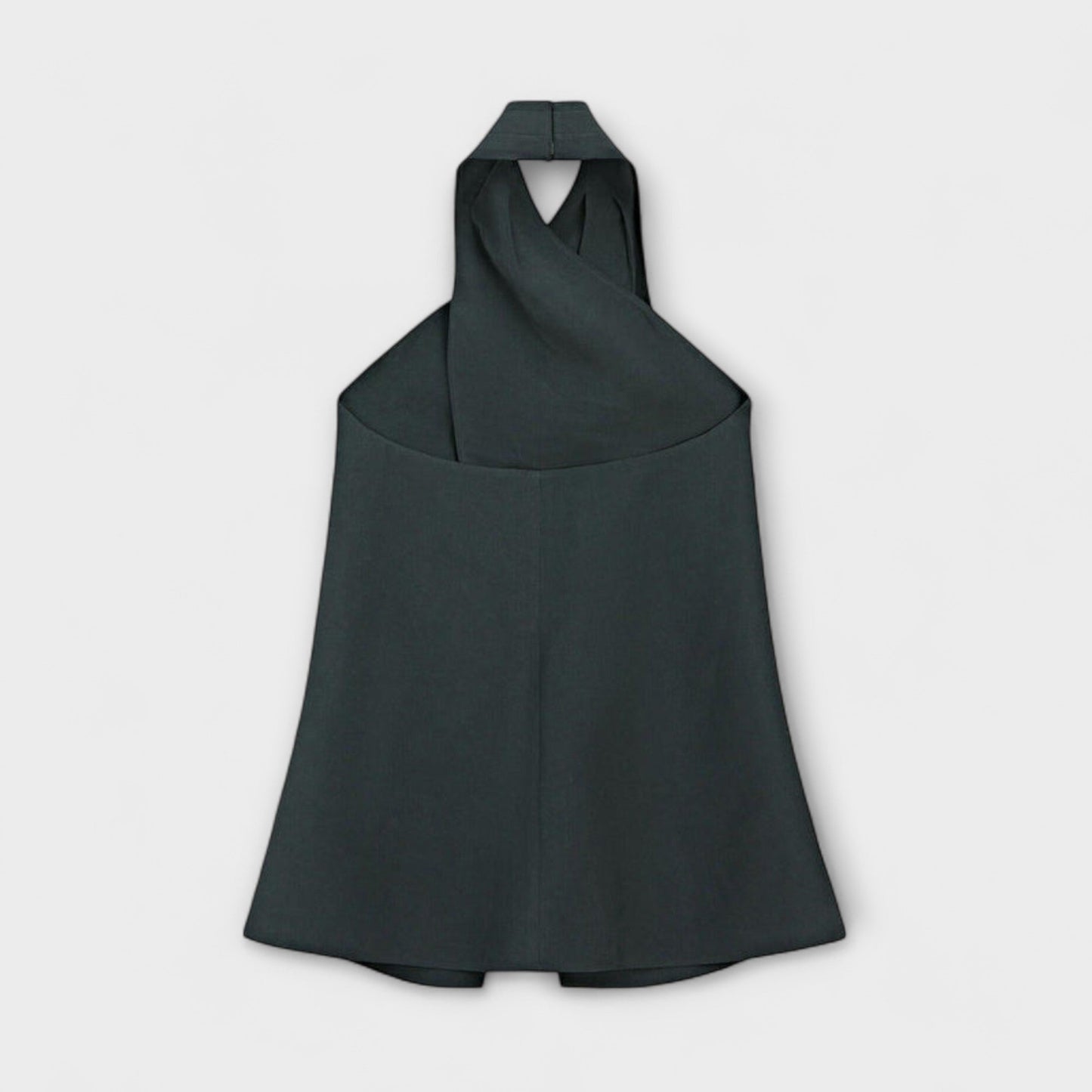 Blue Top with Back Cut-Out - Elegance and Comfort in Summer