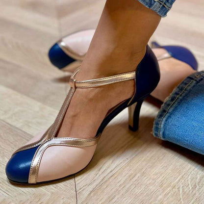 Alesia™ | Colorful and Comfortable T-Strap Shoes