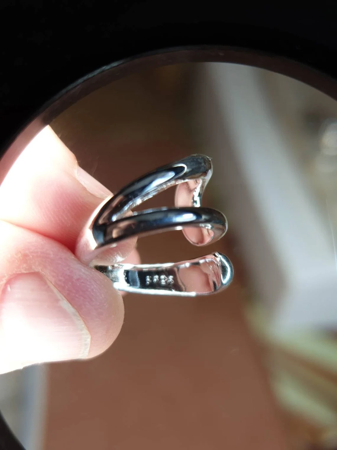 Adjustable Designer Ring Made of Stainless Steel