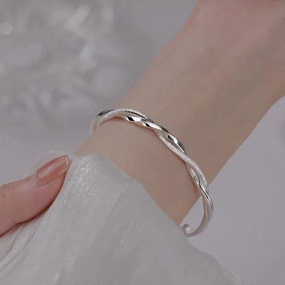 Modern and Elegant Silver Bracelet