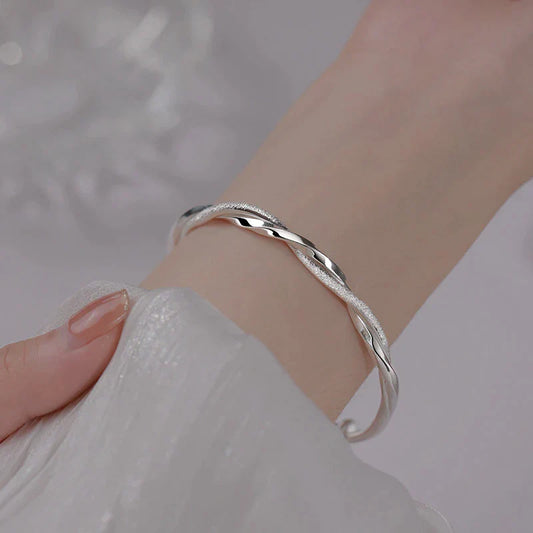 Modern and Elegant Silver Bracelet