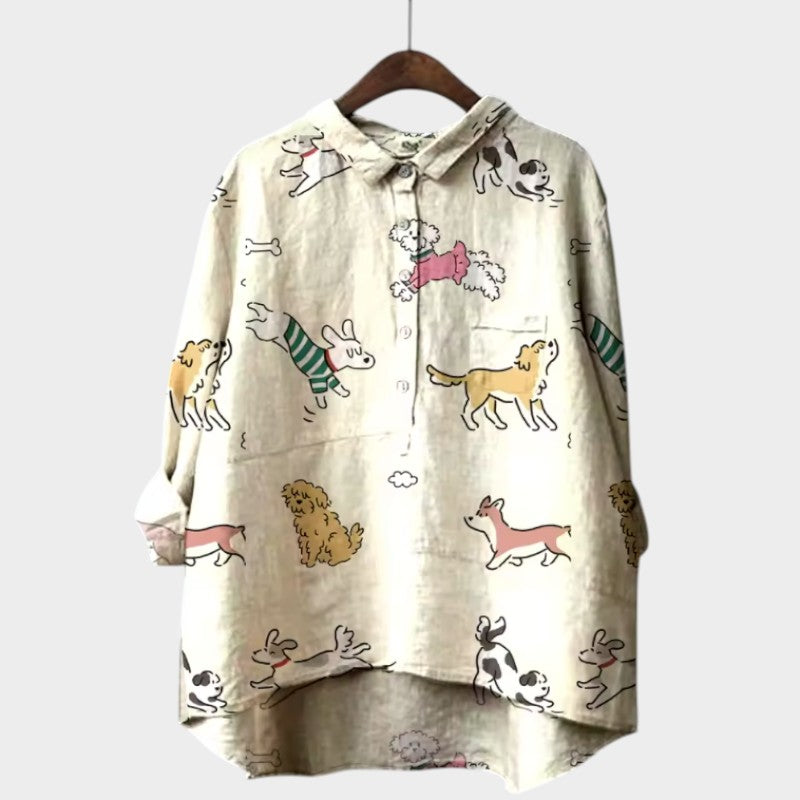 MARIANELLA™ | Oversized Blouse with Print