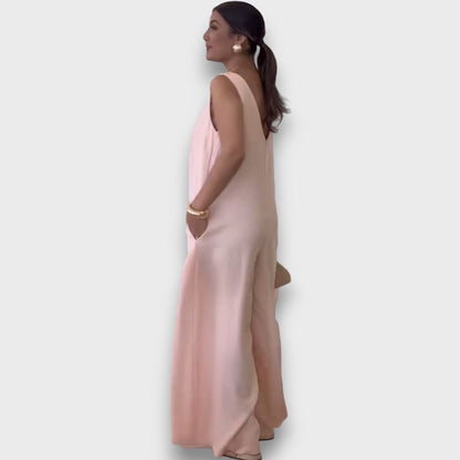 Aubryn – Jump Suit with V-Neck