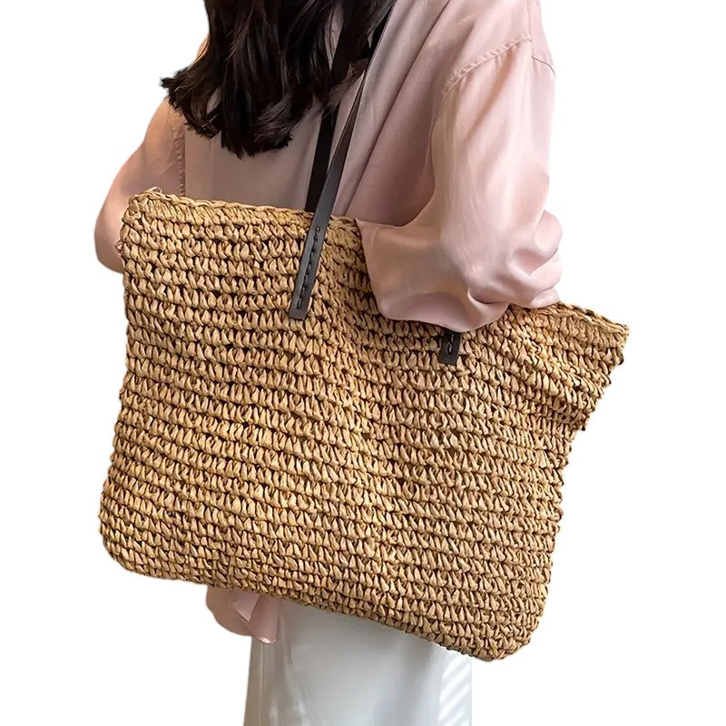 Laura's Woven Carry Bag - Functionality and Elegance