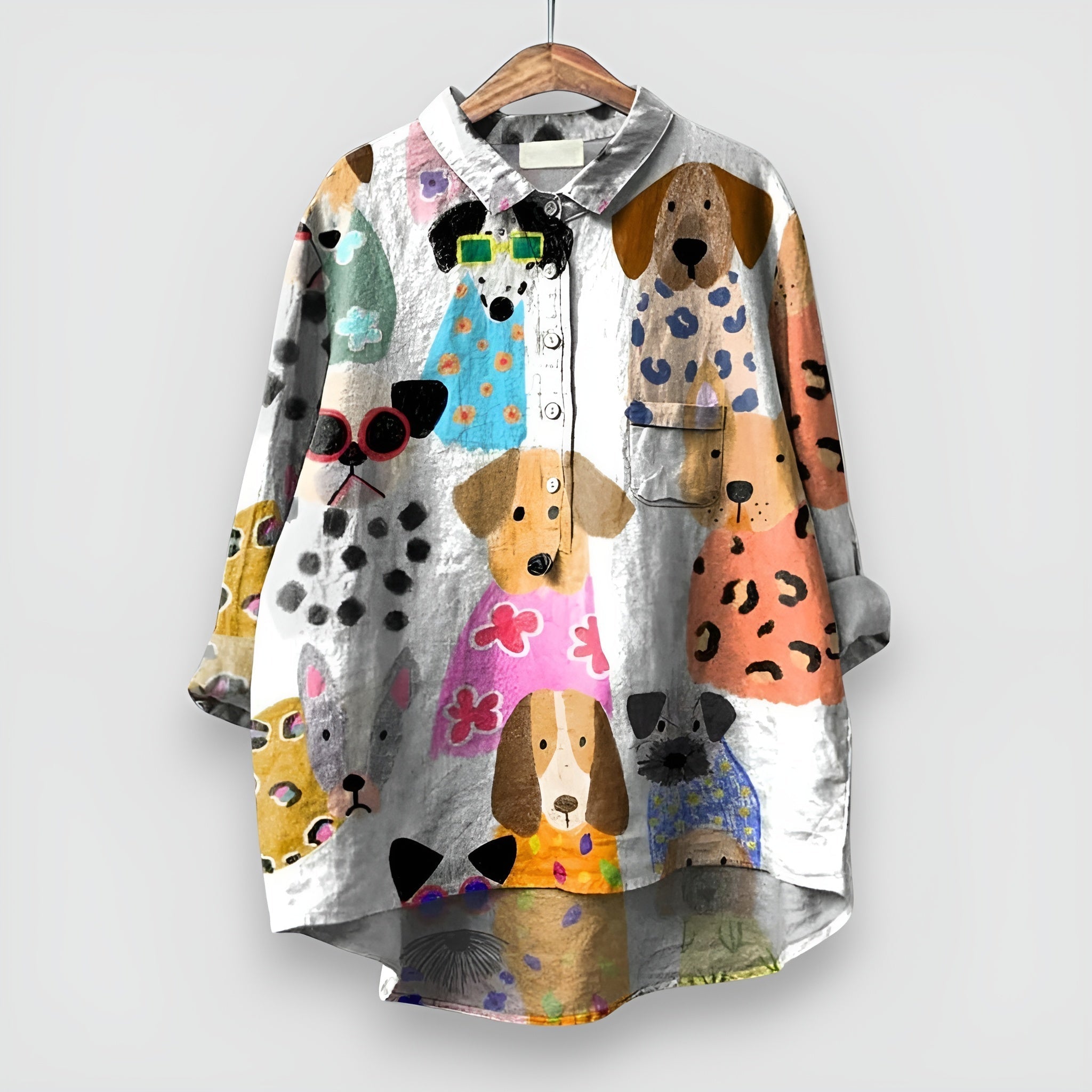 CAMILLA™ | Elegant Women's Shirt with Artistic Print