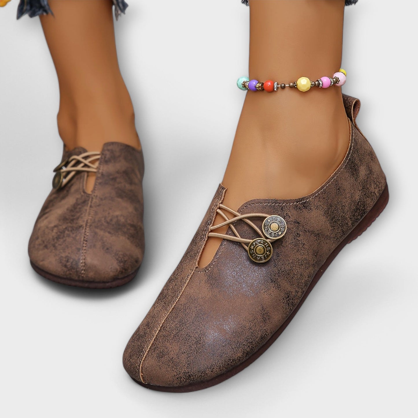 Naira Loafer Suede Shoes - Comfort and Elegance in Every Step