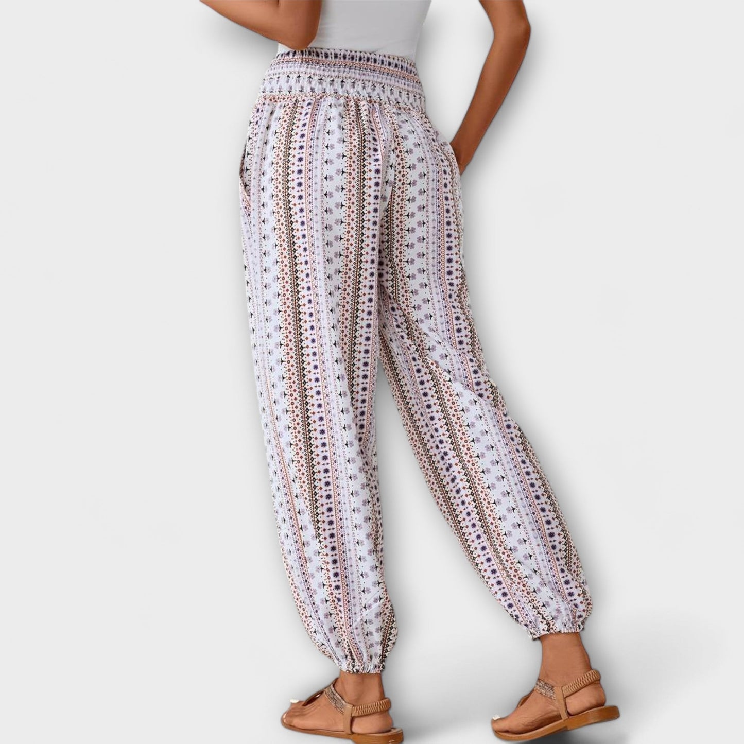 Scarlet Ethnographic Pants - Unique Comfort and Style